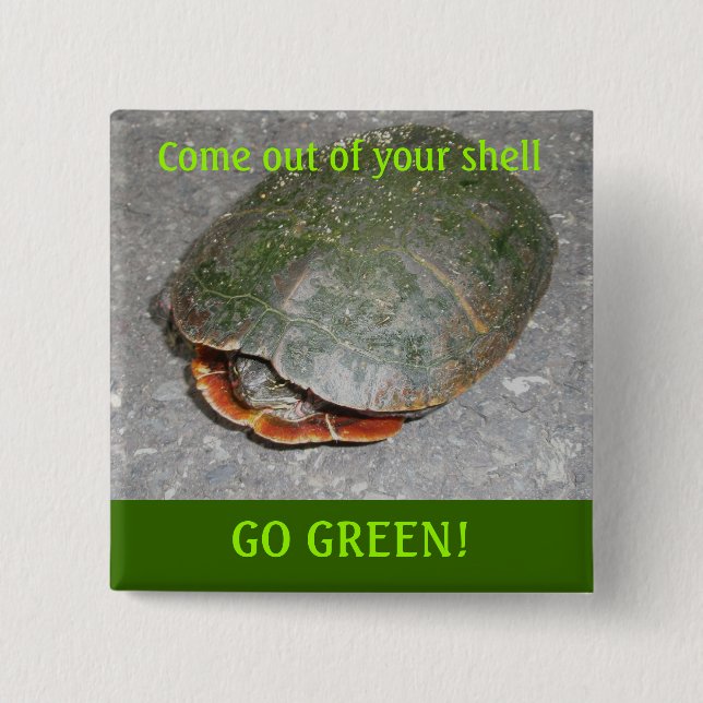 Tortuga pintada, botón VERDE (Anverso)