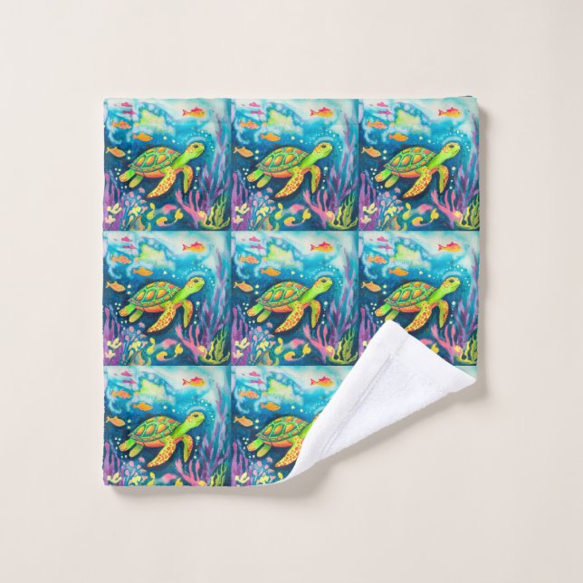 Tortuga pintadora (Toallita)