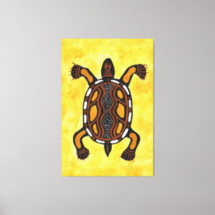 Tortuga - Pintura de arte aborigen