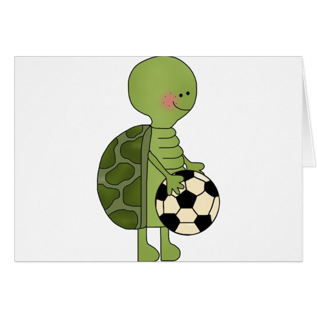 Tortuga que juega a fútbol (Anverso (Horizontal))