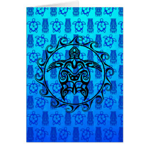 Tortuga tribal negra