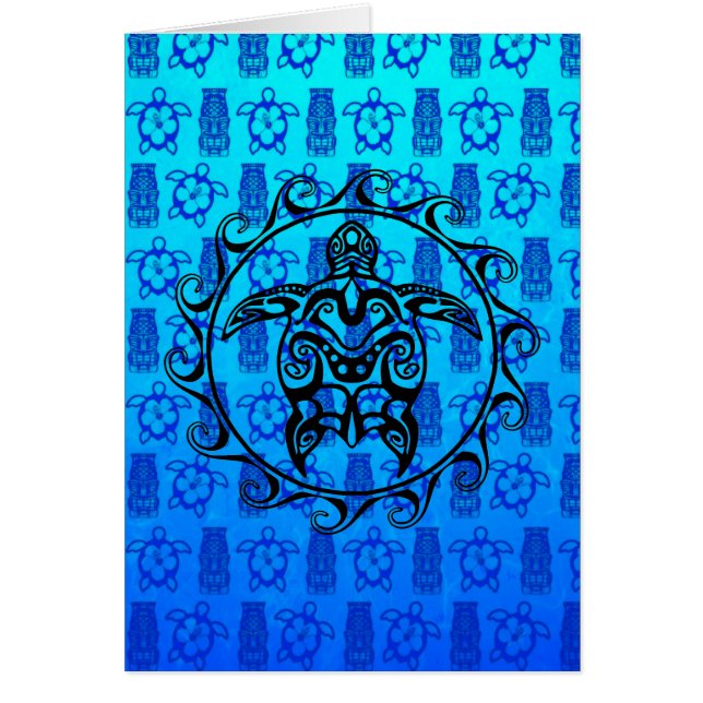 Tortuga tribal negra (Frente)