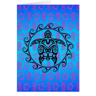 Tortuga tribal negra