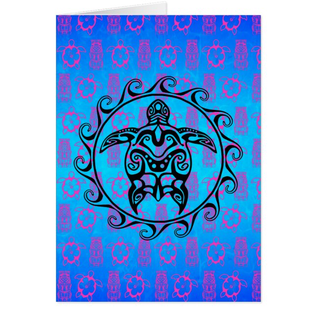 Tortuga tribal negra (Frente)