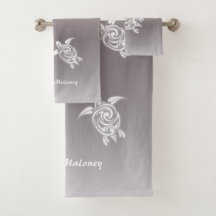 Tortugas blancas Taupe Gradiet Añadir nombre 