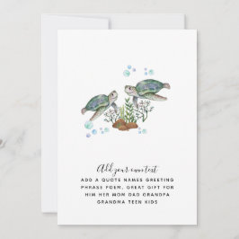 TORTUGAS DE MAR personalizadas