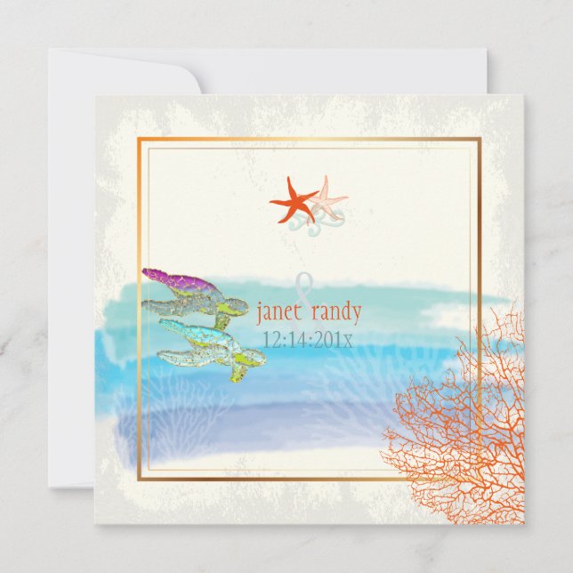 Tortugas verdes de PixDezines + coral de Maui + es (Anverso)