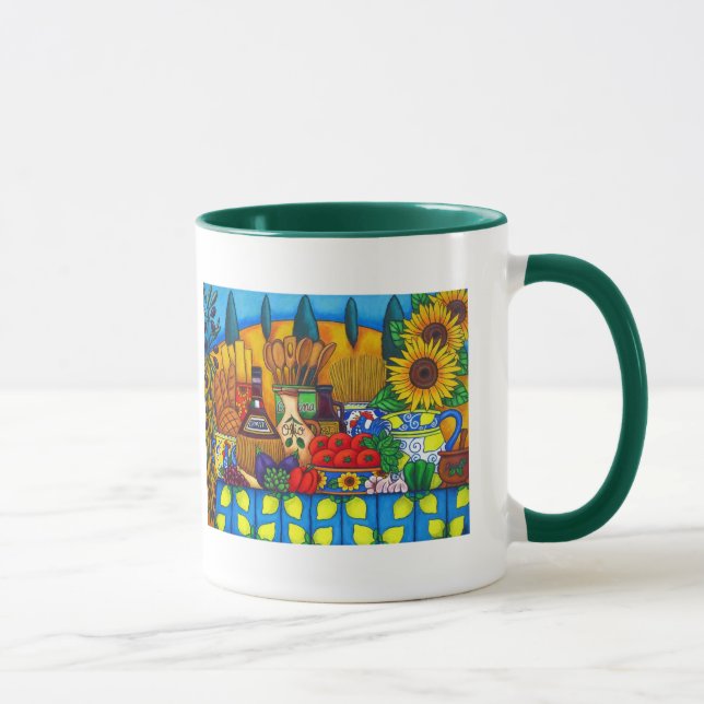 Toscana encanta la taza de café (Derecha)