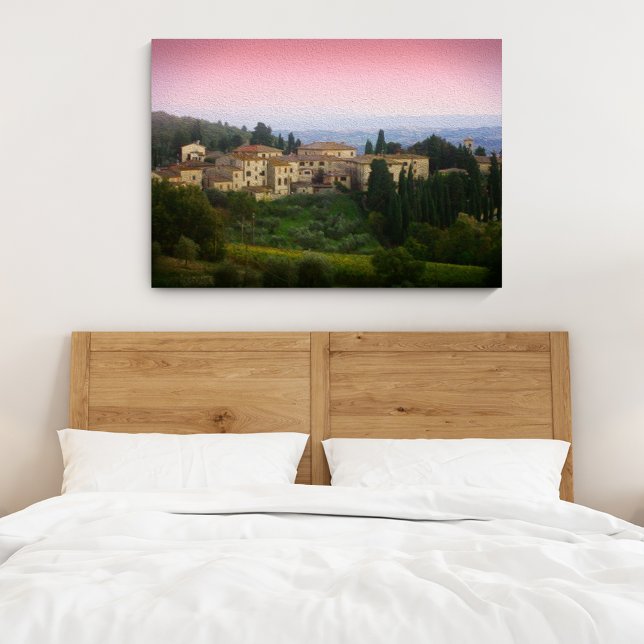 Toscana Italia Efecto Acuarela Lienzo Estirado (Subido por el creador)