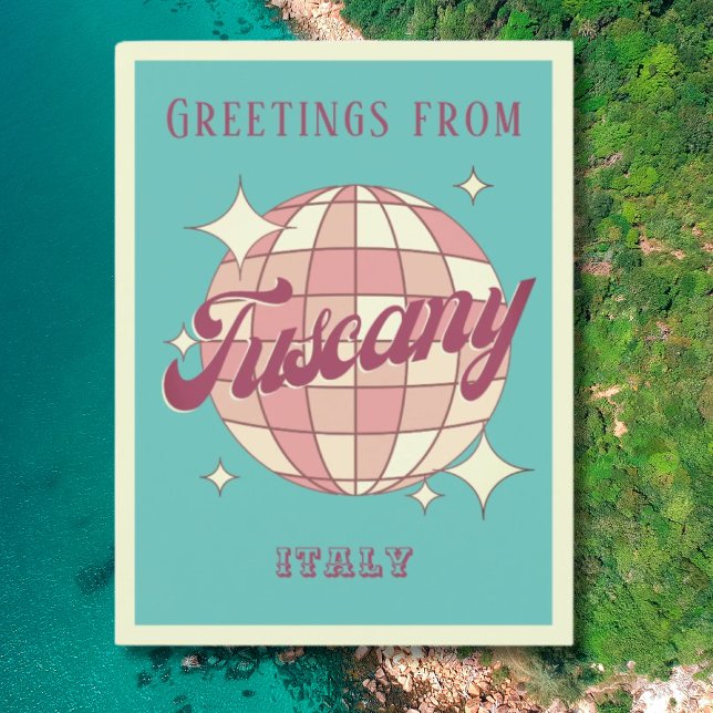 Toscana Italia vacaciones Retro Vintage postal (Subido por el creador)
