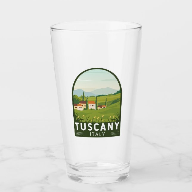 Toscana Italia Viaje Arte de época (Anverso)