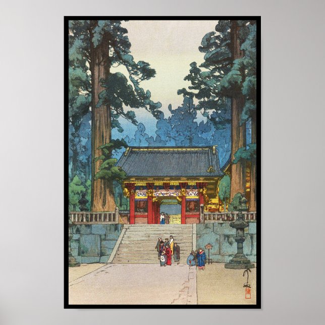 Toshogu Shrine Hiroshi Yoshida arte japonés (Frente)