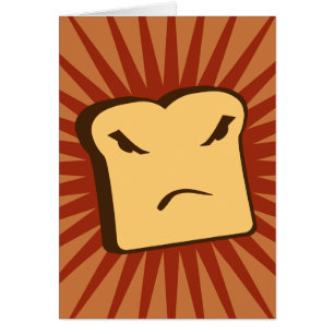 Tosta bastante enojada