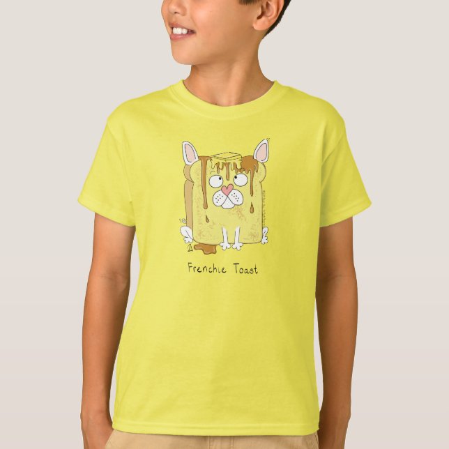 Tostada francesa Bulldog camiseta de niño francés (Anverso)