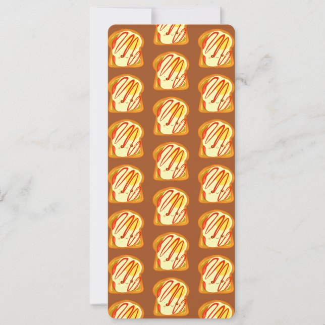 Tostadas De Aguacate Con Huevo Y Tarjeta Lata De T (Anverso)