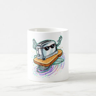 Tostadora Voladora Genial en Taza de Café de Tosta