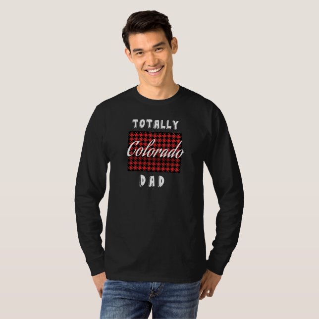 TOTALMENTE COLORADO DAD Búfalo Sembró camiseta est (Anverso completo)