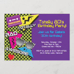 Totalmente invitaciones de la fiesta de cumpleaños