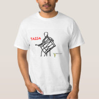 Totalmente rojo de la camiseta de Trini Tassa
