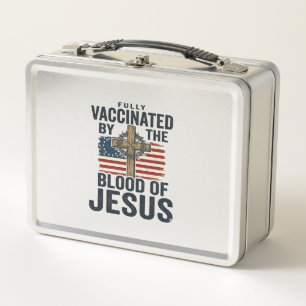 Totalmente vacunado por la sangre de Jesús Patriót