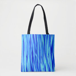 Tote Azul O Bolsa Cruzada Con Rayos Abstractos