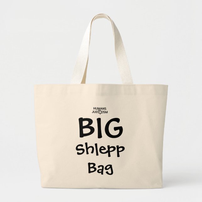 Tote: Bolso GRANDE de Shlepp de los seres humanos (Frente)