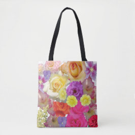 Tote colorido de la flor - Bolsa floreciente vibra