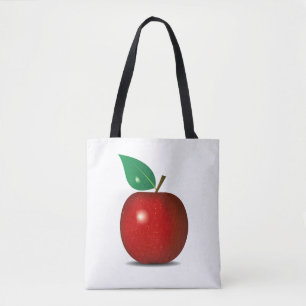 Tote de Apple saludable y fresco / Bolsa de compra