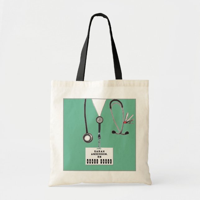 Tote de bolsa de regalo de enfermería creativa (Frente)