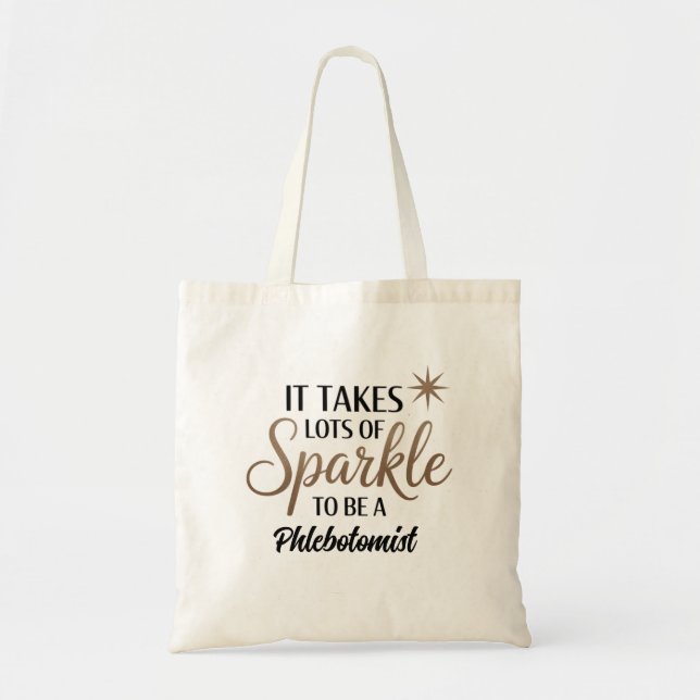 Tote de esparkle de la flor - Bolsa de regalo dive (Frente)