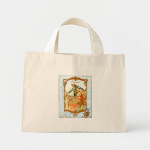Tote de la bolsa de arte de la pareja romántica H