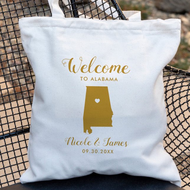 Tote de la bolsa de bienvenida de la boda de desti (Subido por el creador)