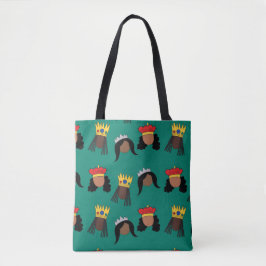 Tote de la bolsa de compras Black Queens
