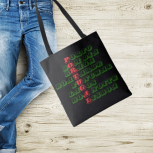 Tote de la bolsa de compras de Portugal. Buenos dí