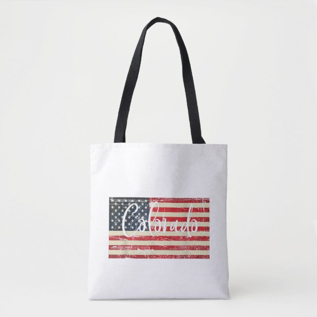 Tote de lienzo de la Bolsa de Colorado (Anverso)
