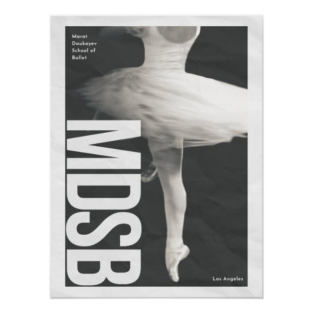 Tote de póster de bailarín (Anverso)