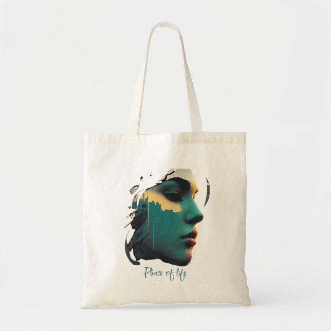 Tote de presupuesto de arte de Cityscape | Bolsa d (Frente)
