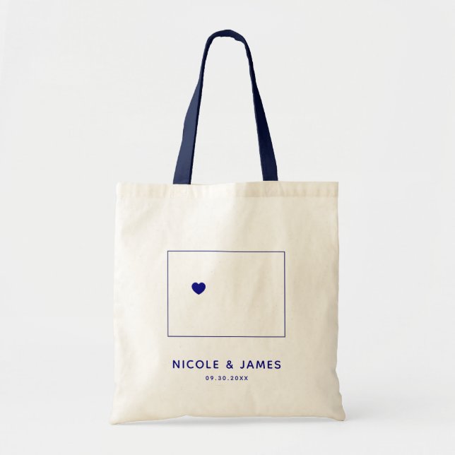 Tote del bolso de la recepción de la boda de (Frente)