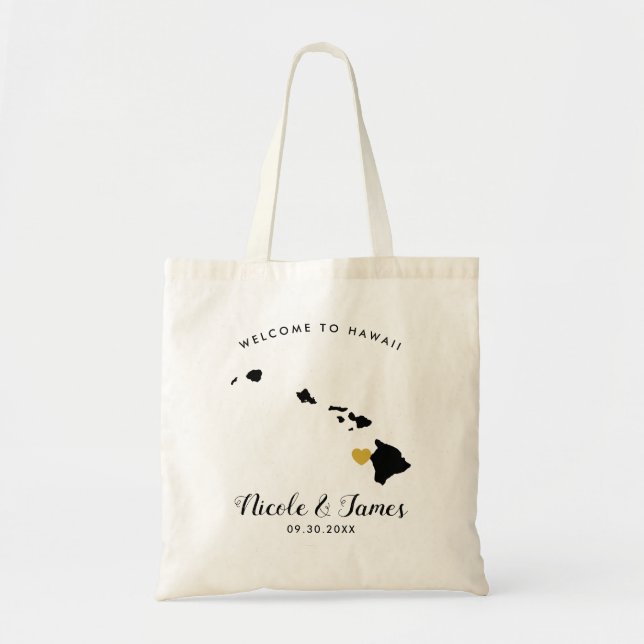 Tote del bolso de la recepción de la boda del (Frente)