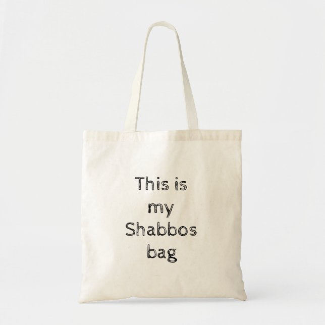 Tote del bolso de Shabbat (Frente)