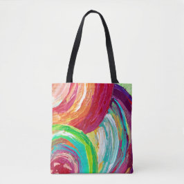 Tote del bonito del bolso de tote del arco iris