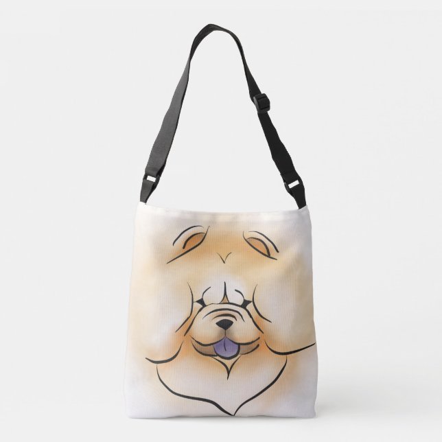 Tote del PERRO CHINO o la bolsa para transportar (Reverso)