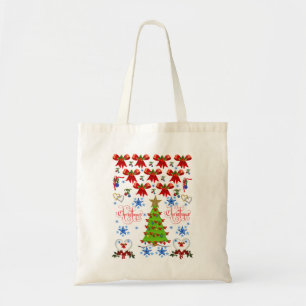 Tote presupuestario bolso de mano navidad árbol co