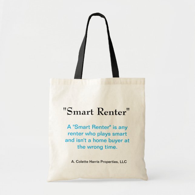 Tote Smart Renter - Bolsa de Tote Design 4 (Frente)
