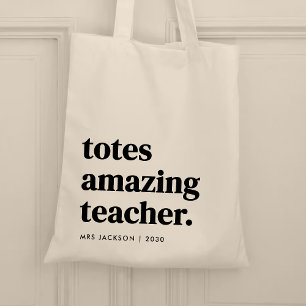 Totes asombrosos de la bolsa de la mano del profes