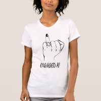 Totes de AF involucrados Camiseta del Dedo del Ani