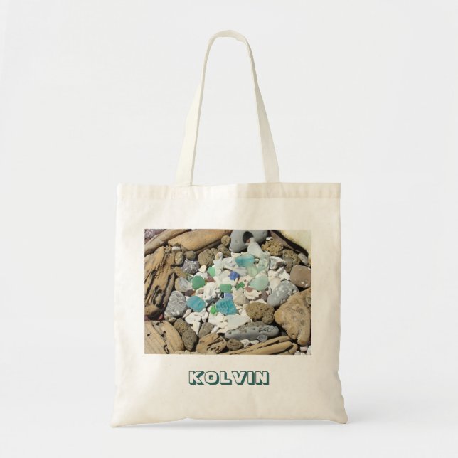 Totes de nombre personalizado Bolsas de mano de pl (Frente)