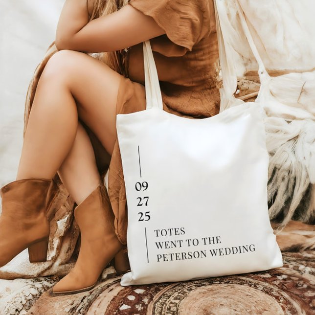 Totes fue a la bolsa de bienvenida de la boda (Subido por el creador)