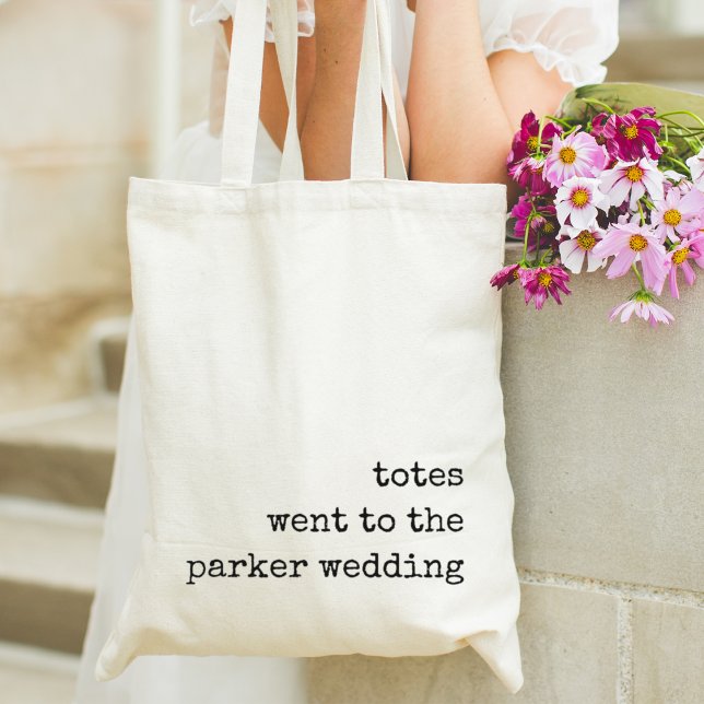 Totes fueron al Boda | Bolsa De La Favor De La Bod (Subido por el creador)