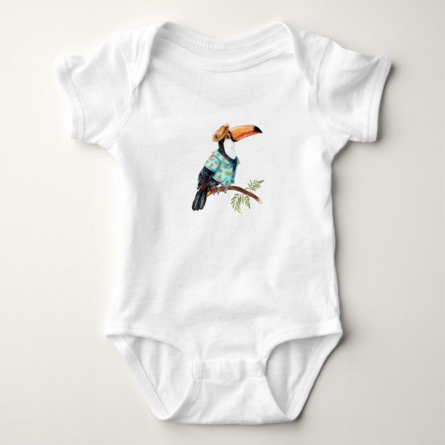 Toucan en camisa hawaiana (Anverso)